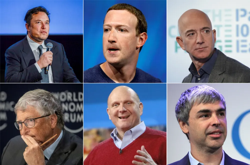 Musk, Zuckerberg e Bill Gates: por que os bilionários da tecnologia estão perdendo dinheiro em 2023